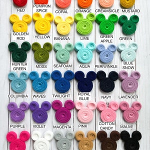 You Grow Girl Feltie Earrings You Choose the Colors image 3