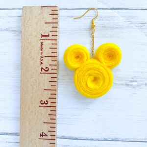 You Grow Girl Feltie Earrings You Choose the Colors image 6