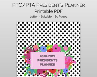 membership planner and and parent involvement kit for pta etsy