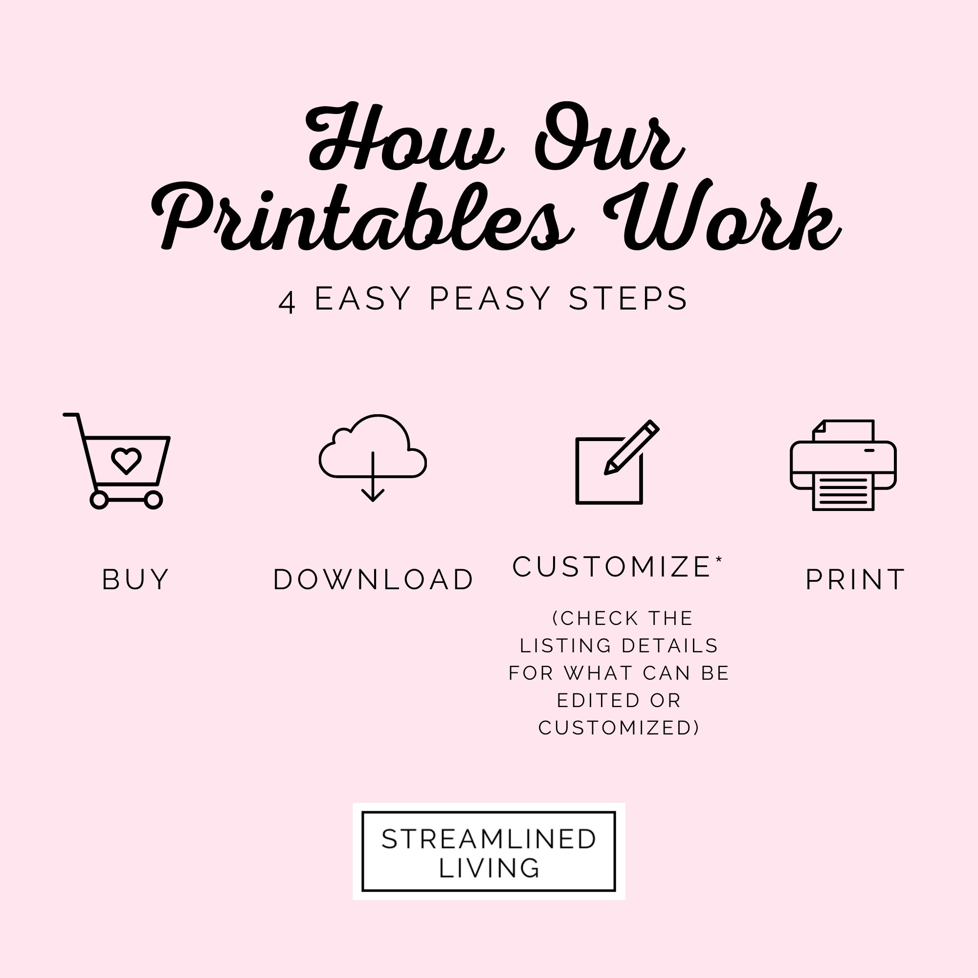 grocery shopping list printable meal planning page for mom etsy