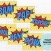 Super Hero Sign Set Printable Superhero Poster Wall - Etsy