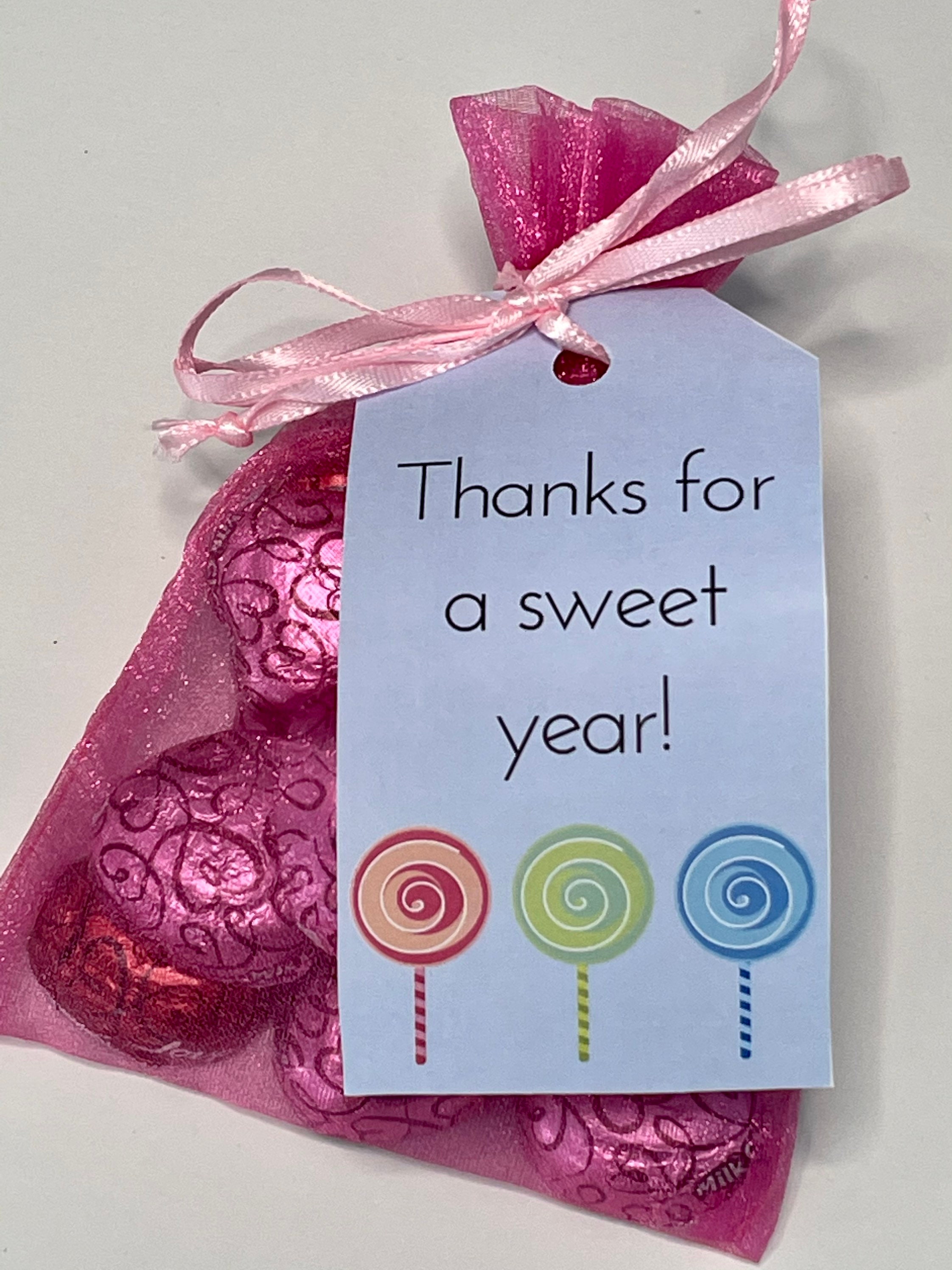 Teacher Appreciation Printable Tag Set: Candy themed teacher | Etsy