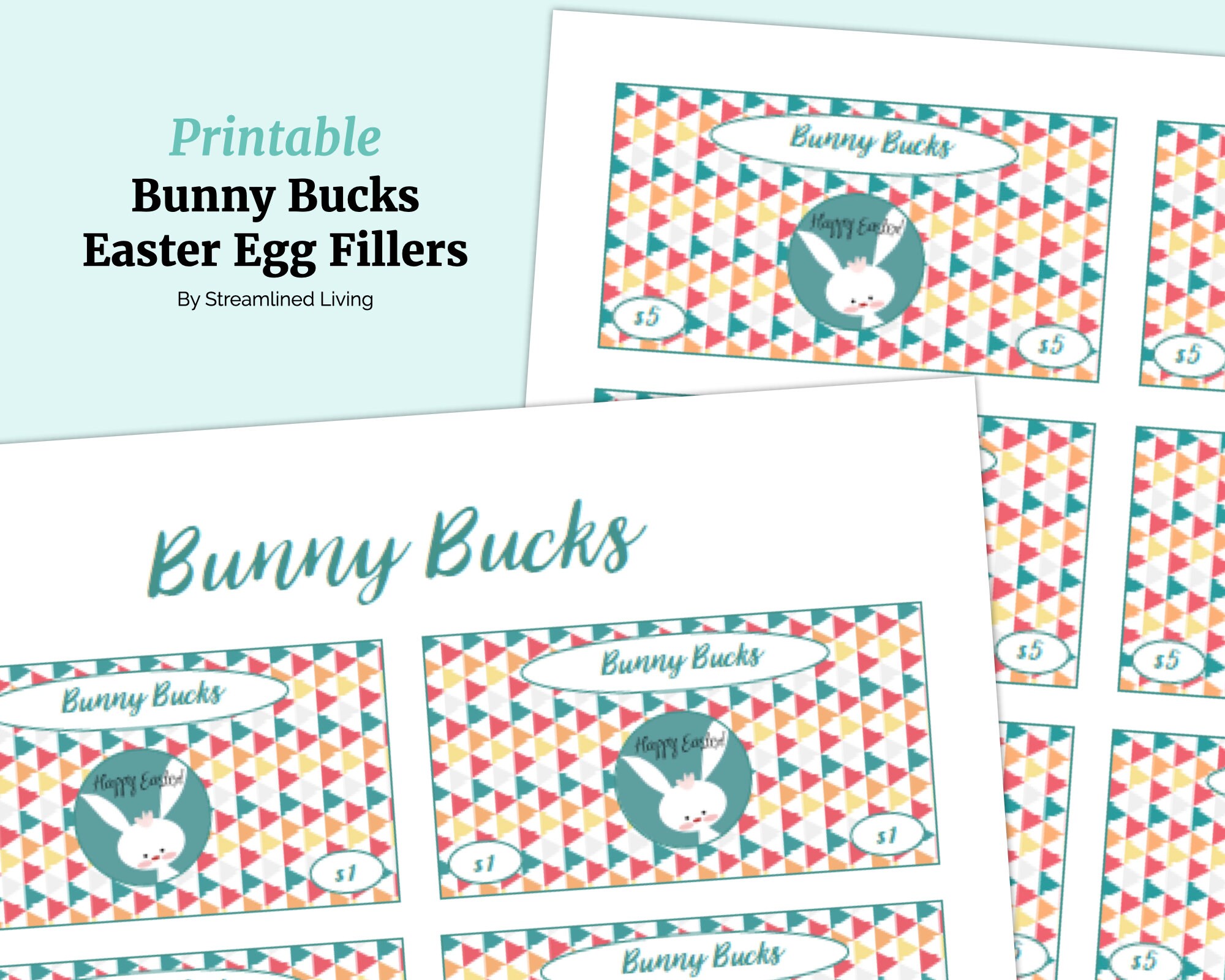 Bunny Bucks Printable Easter Basket Treat Play Money And Egg Etsy Bunny Bucks Printable Easter Basket Treat Play Money And Egg Etsy