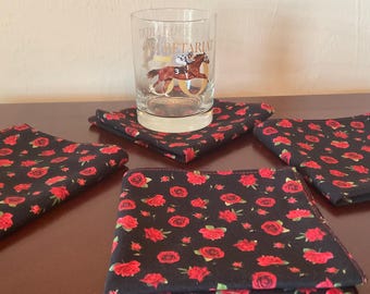 Set of 4 Kentucky Derby Cocktail Napkins