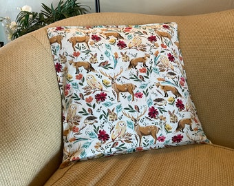 20 x 20 Forest Friends Pillow cover