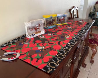 NEW! Kentucky Derby Party Centerpiece Runner 40-1/2 x 18-1/2”