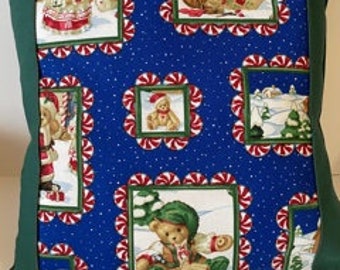 Christmas Bears Pillow Cover 16x16