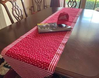 96” Saratoga Picnic Table Runner Horse Racing Runner