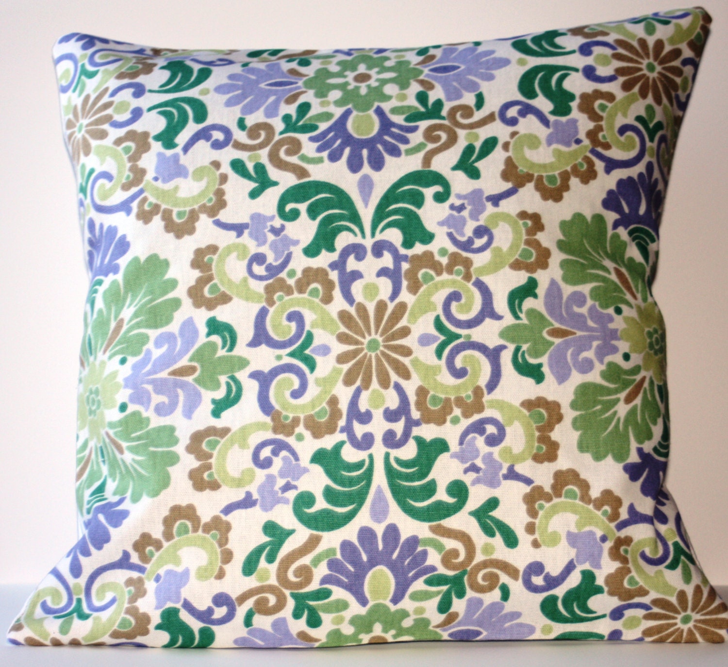 Pillow Cover 16x16 Purple Patterned Pillow Case Geometric Etsy