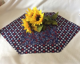Short Patriotic Table Runner