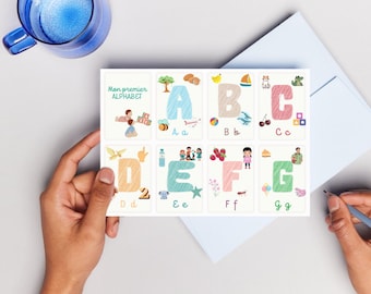 French Alphabet Flashcards: A-Z Printable ABC Learning (PDF)