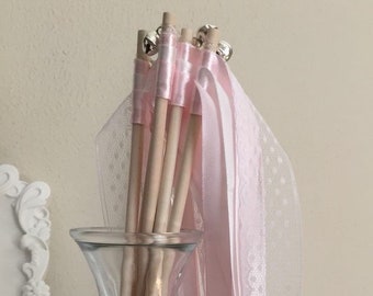 Wedding Wands, Hochzeitsstäbe, Glücksstäbe mit Glöckchen