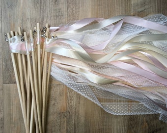 Wedding Wands, Hochzeitsstäbe, Glücksstäbe mit Glöckchen