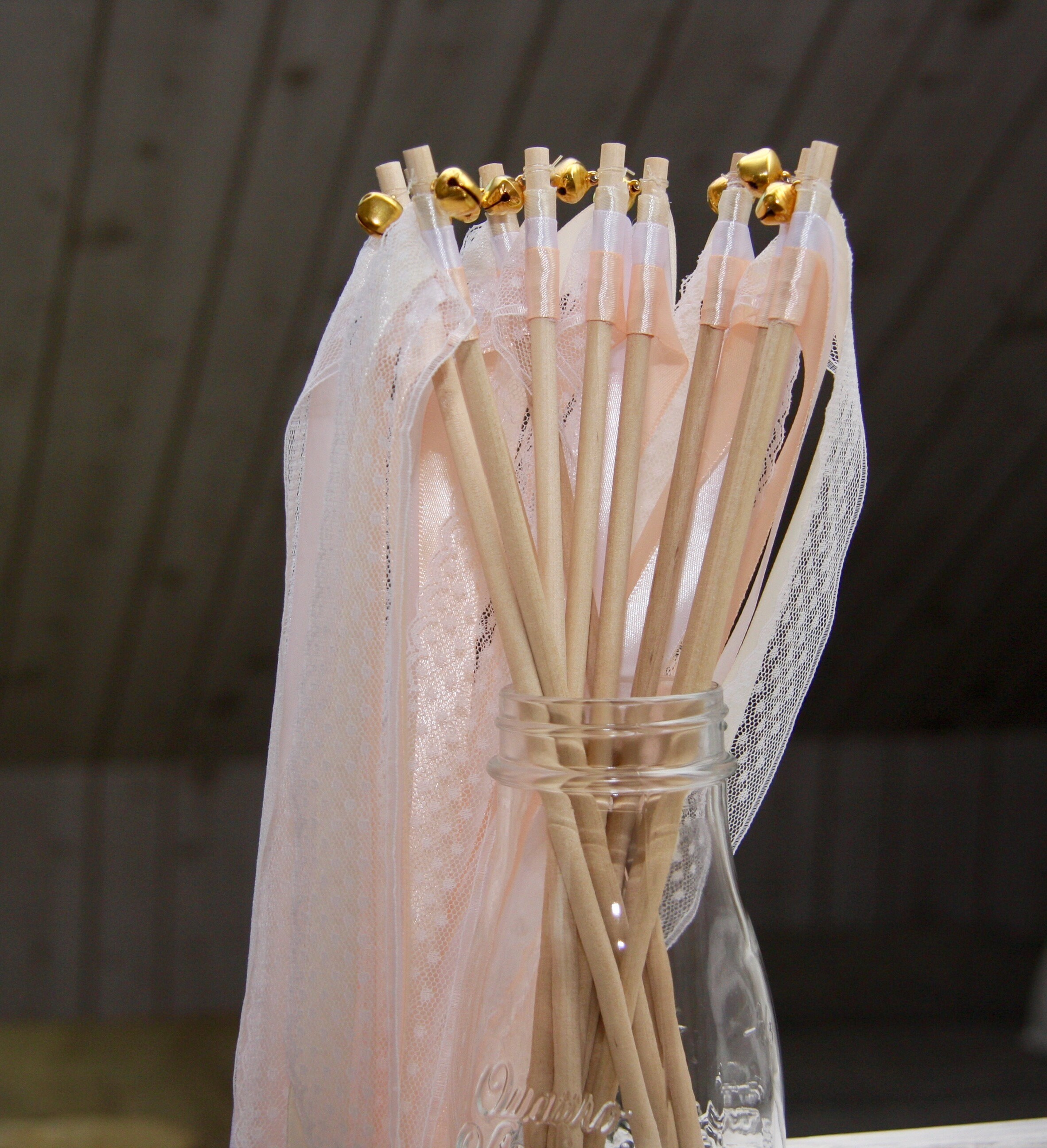 Wedding Wands Hochzeitsstäbe Glücksstäbe mit Glöckchen Etsy