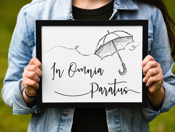 Gilmore Girls Poster In Omnia Paratus Umbrella Ready For Etsy Gilmore Girls Poster In Omnia Paratus Umbrella Ready For Etsy