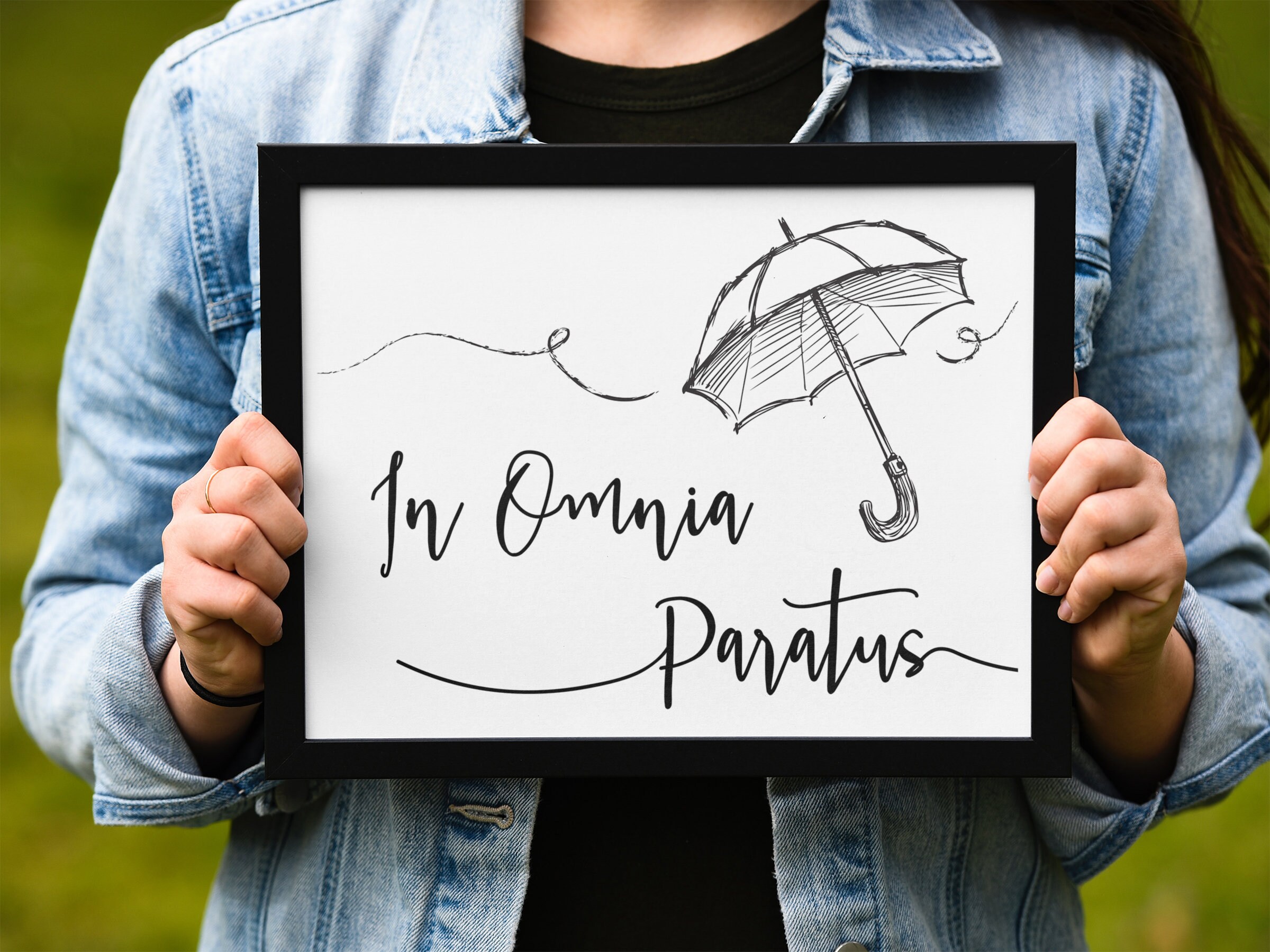 Gilmore Girls Poster In Omnia Paratus Umbrella Ready For Etsy