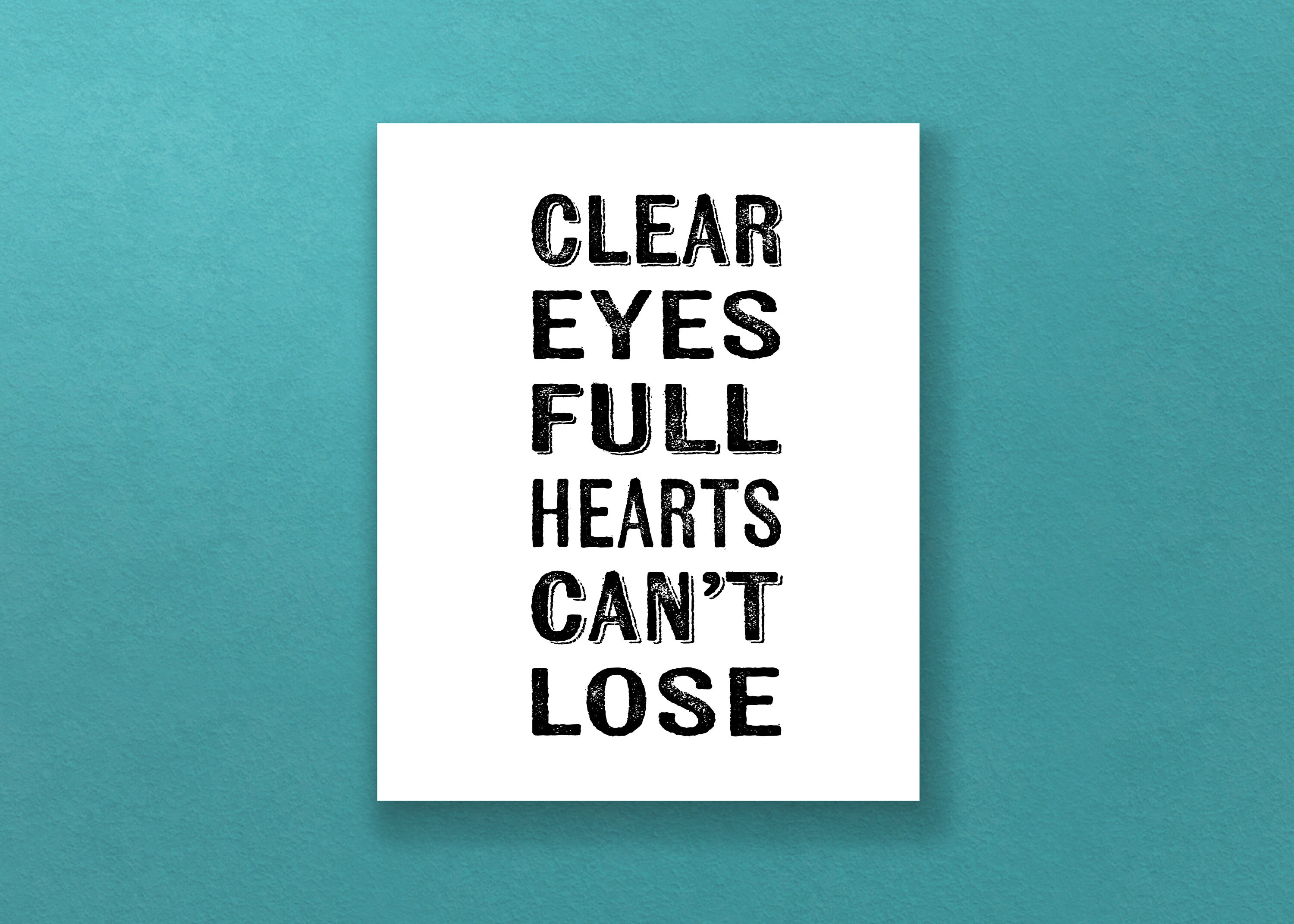 Clear Eyes Full Hearts Can't Lose Friday Night Lights Etsy