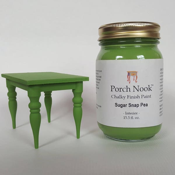 Chalky Finish Paint, "Sugar Snap Pea" by Porch Nook, 16 fl. oz. or 32 fl. oz.