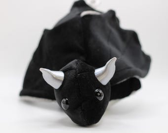 Black Derp Dragon Plush