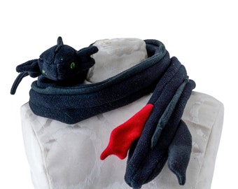 Black: Dragon Scarf