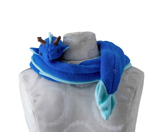 Blue: Dragon Scarf