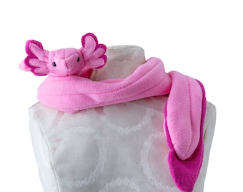 Pink: Axolotl Scarf