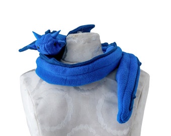 Blue: Dragon Scarf