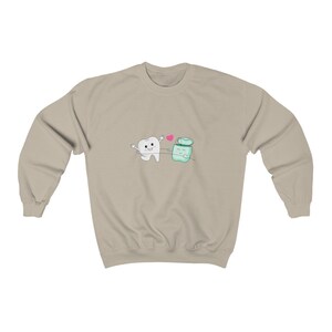 Oral care Sweatshirt/ dental sweetshirt/ Dental hygienist gift/ dental student gift/ dentist gift, dental hygiene, dentistry image 8