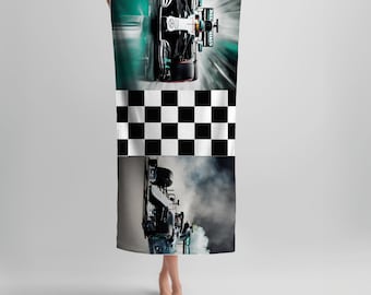 f1 towel, formula one gift, mercedes f1, racing gift, gift for boys, f1 gift, christmas gift for car lover