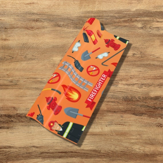 Firefighter Gift Wrapping Paper Roll/ Firefighter Gift/ Custom - Etsy