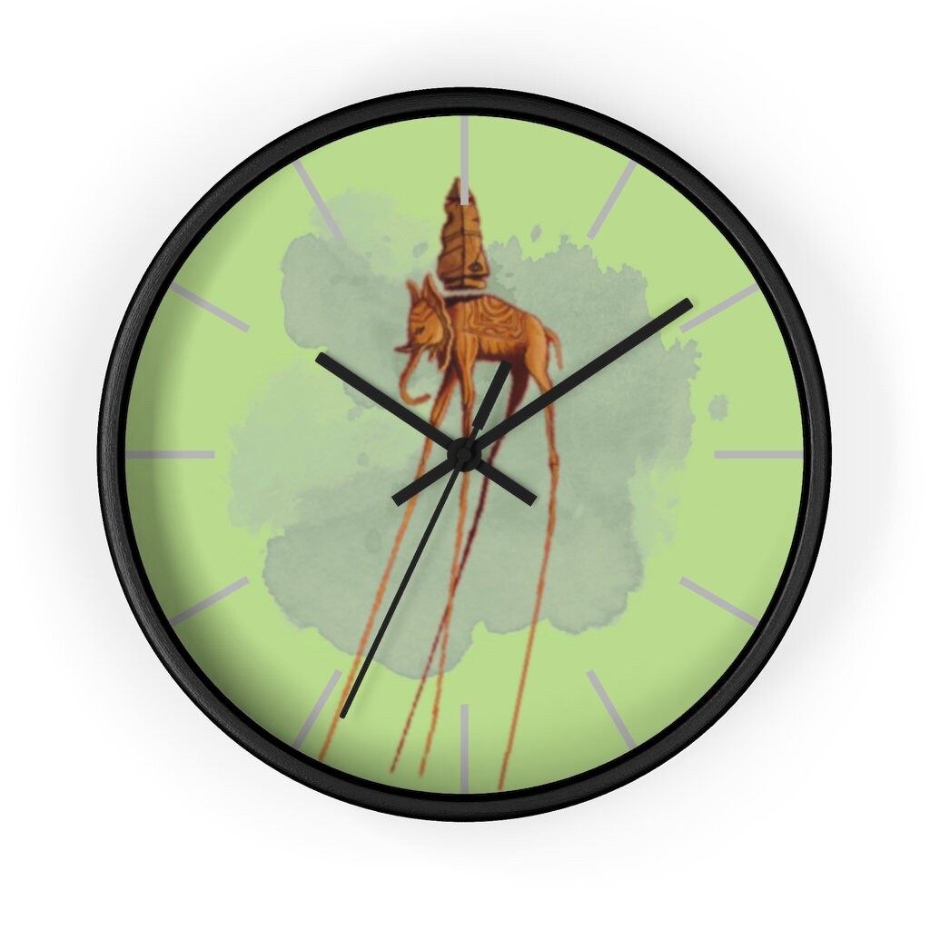 Salvador Dali Clock/ Salvador Dali Deco/ Dali Print/ Salvador Etsy