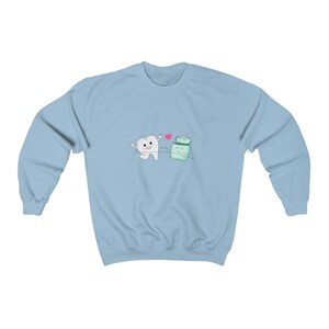 Oral care Sweatshirt/ dental sweetshirt/ Dental hygienist gift/ dental student gift/ dentist gift, dental hygiene, dentistry image 7