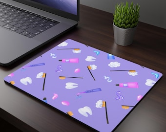 Dental mouse pad, dental clinic decor, dental assistant gift, dental hygienist gift, oral care, dentistry, dental student
