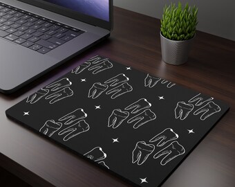 Dental mouse pad, dentistry, dentist gift, dental assistant gift, dental hygienist gift, oral care, dental clinic decor, brush your teeth,