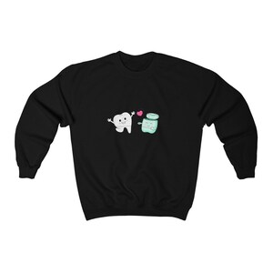 Oral care Sweatshirt/ dental sweetshirt/ Dental hygienist gift/ dental student gift/ dentist gift, dental hygiene, dentistry image 5