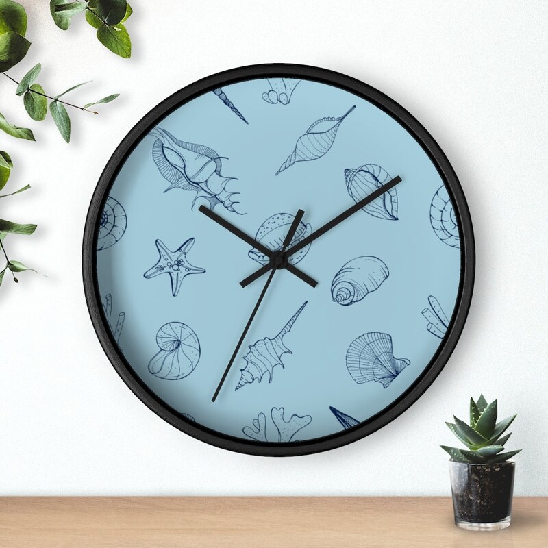 Seashell Clock - Etsy