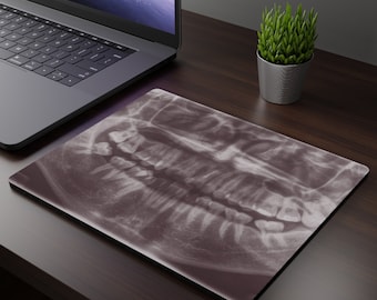 Dental mouse pad, dental clinic decor, dental assistant, dental hygienist gift, oral care, dentistry, dental student, xray, dentist gift
