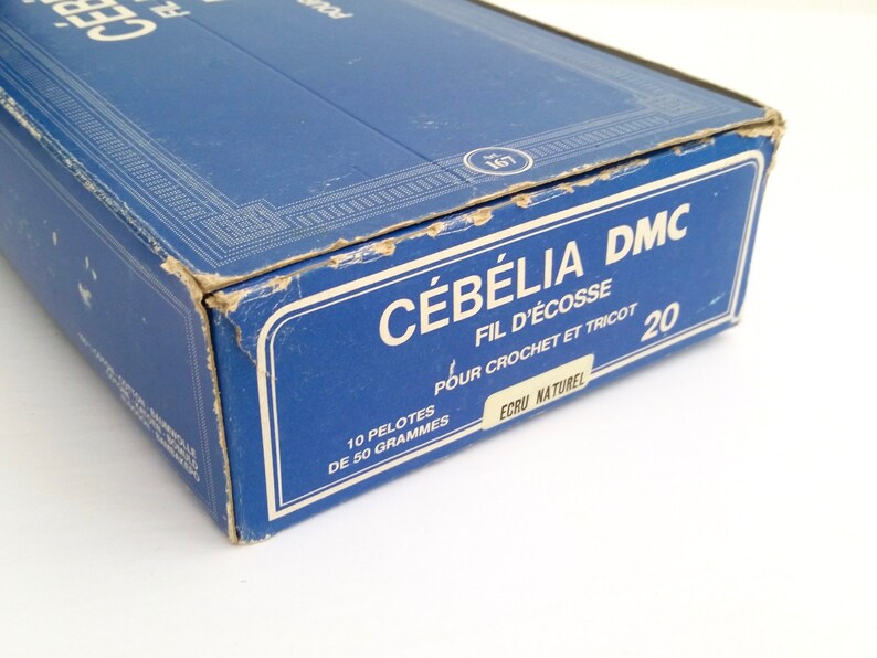 Vintage DMC Crochet Cotton . Original Boxed Set of 10 . | Etsy