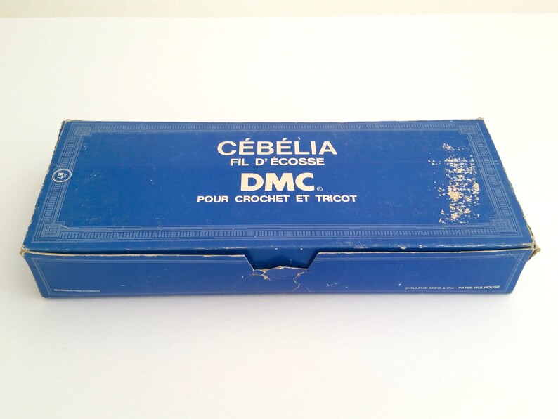 Vintage DMC Crochet Cotton . Original Boxed Set of 10 . | Etsy