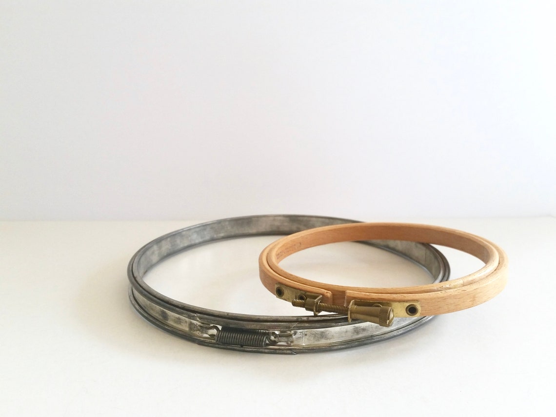 Antique Embroidery Hoops . Vintage Embroidery Hoops . Antique Etsy