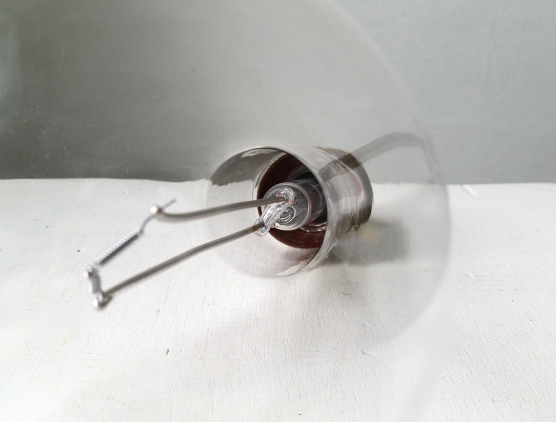 Large Vintage Light Bulb . Large GE Base up Light Bulb . Etsy