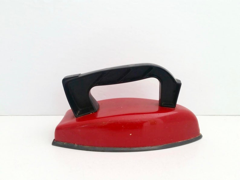 Antique Wolverine Toy Iron . Vintage Red Toy Iron . Old Metal Etsy