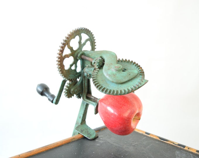 Antique Apple Peeler . Goodell Co. Turntable '98 . Patented 1898 Etsy