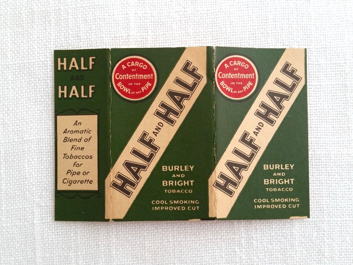 Antique Half and Half Cigarette Papers . Lot of 29 Packages of Etsy