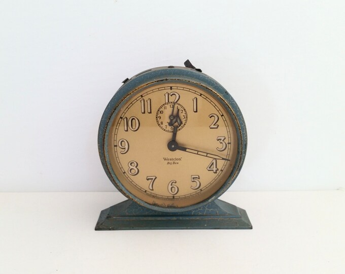 Antique Big Ben Clock . Vintage Wind up Clock . Old Westclox Etsy