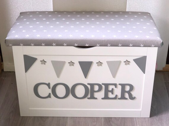 large toy box personalised