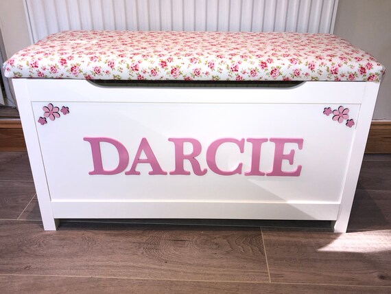 personalised toy box soft close