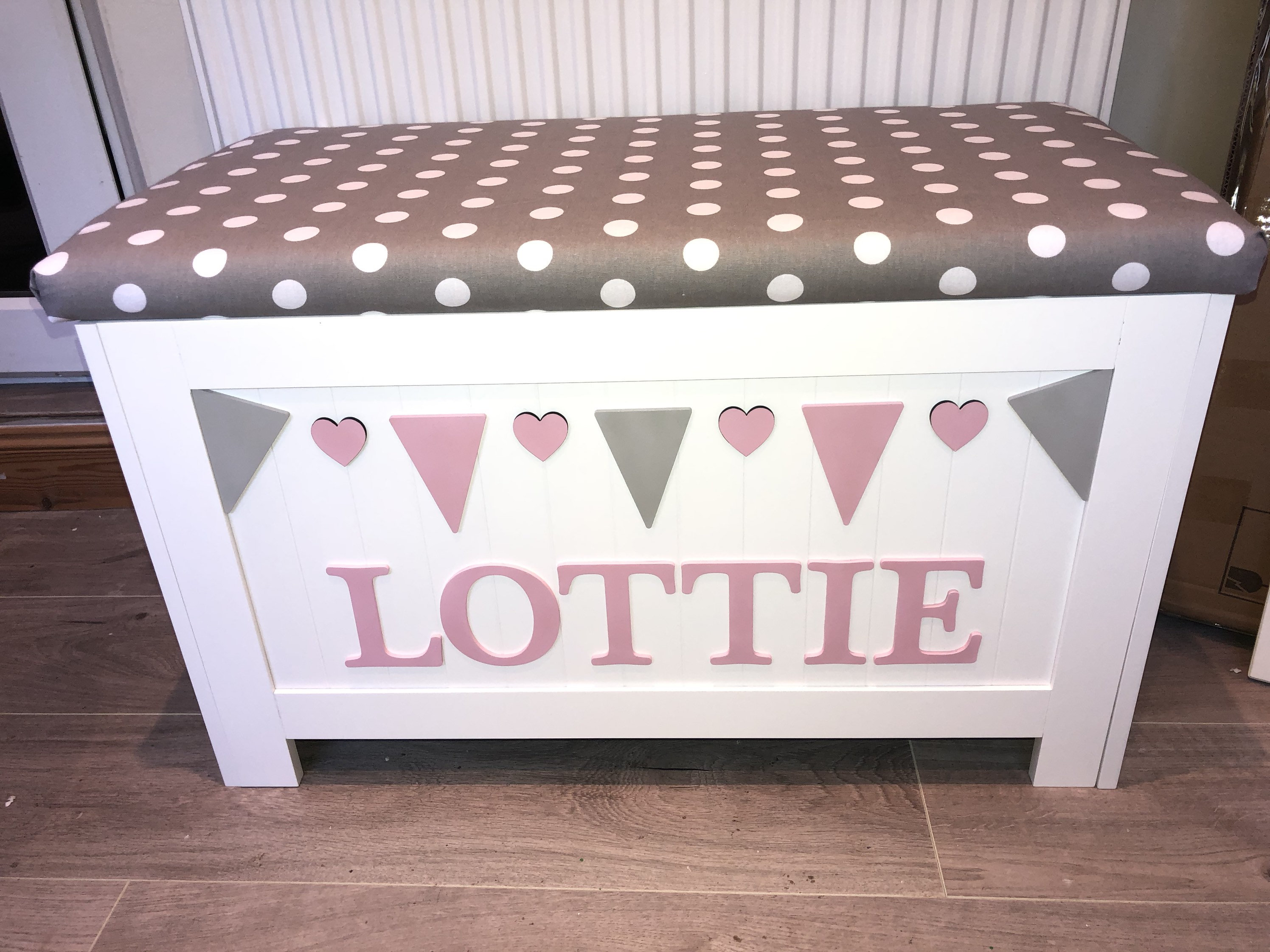 Name Toy Box Personalised Toy Box Wooden Storage box Etsy