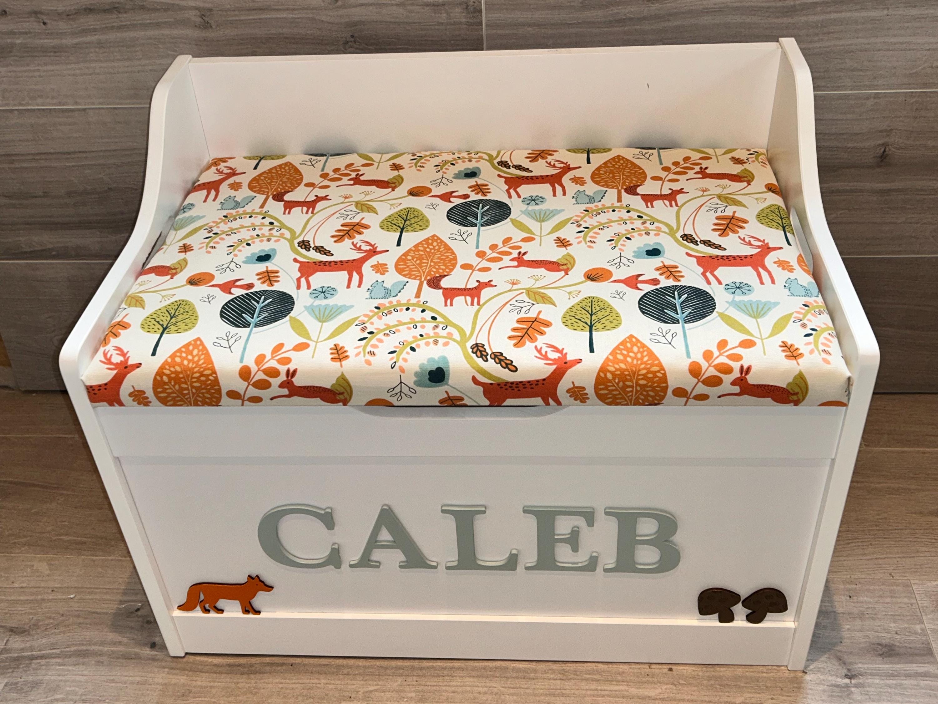 Toy Box With Cushion Lid Littlebowchicgifts UK