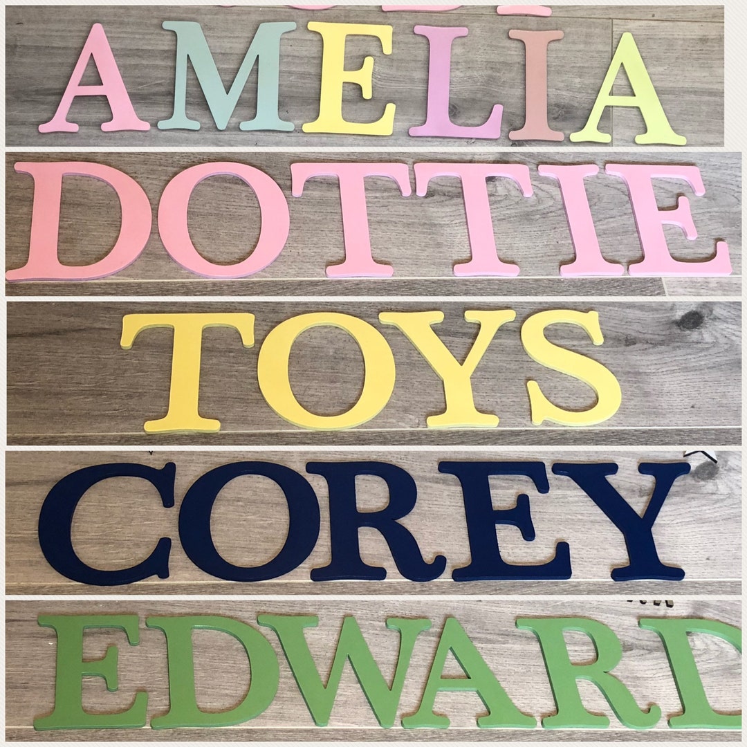 Letters for Toy Box Toy Box Letters Name Toy Box Etsy UK